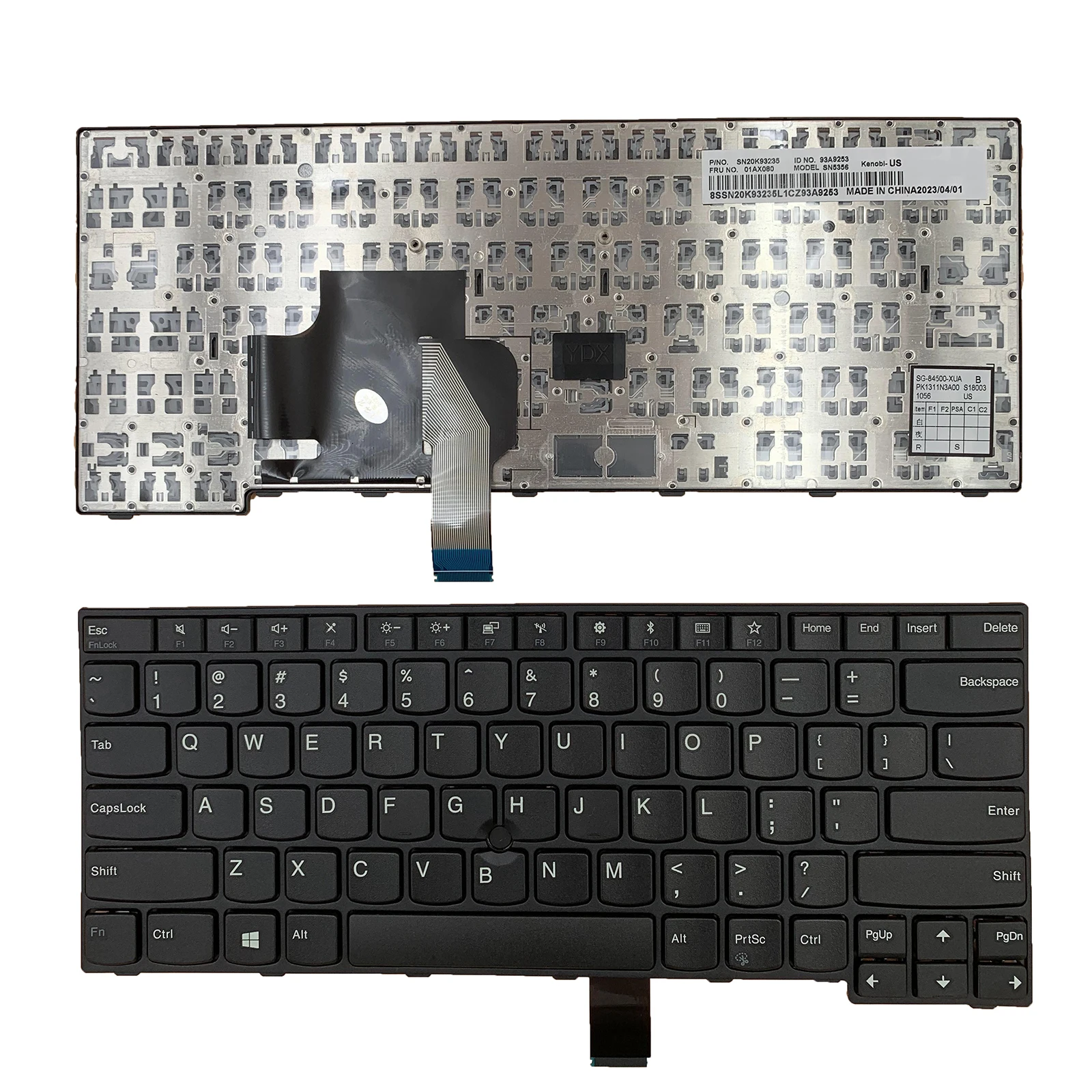 Новая клавиатура для Lenovo Thinkpad E470 (20H1 20H2) E470c E475 (20H4) 01AX040 01AX080 01AX000 01AX094 SN20K93258