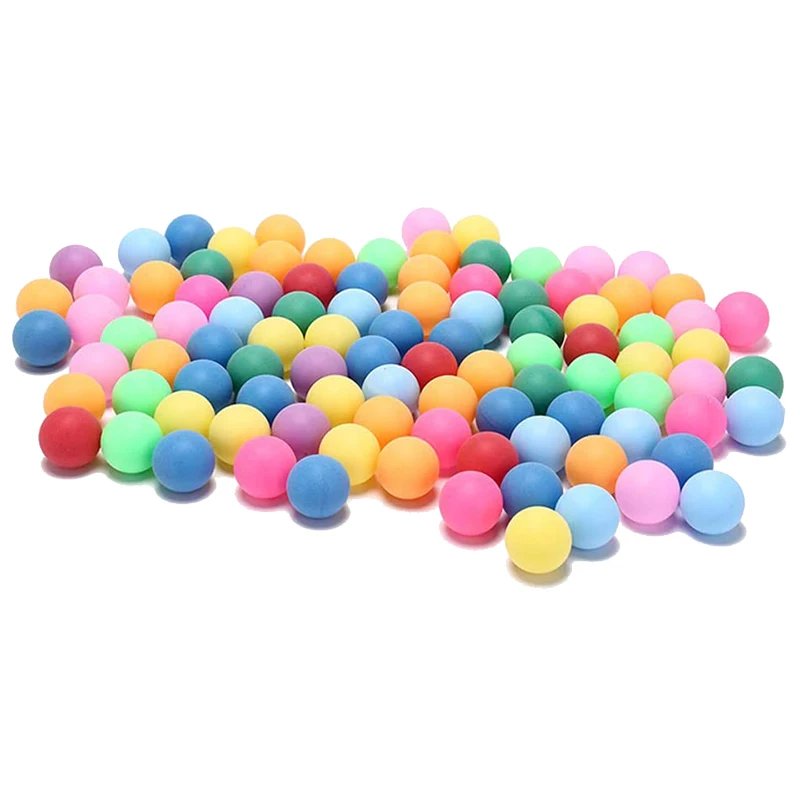 150 шт./упак. Цветные шарики для пинг-понга 40 мм, Развлекательные Мячи для настольного тенниса, Разноцветные шарики для пивного понга, Игра