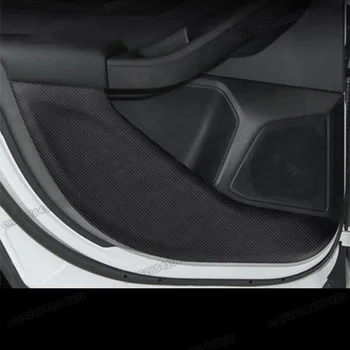 Автомобильный Коврик для Межкомнатной Двери Anti Kick Pad Защитная Наклейка Украшение для Ford Focus 2012-2021 Mk3 Mk4 Активные Аксессуары Auto