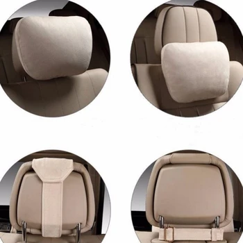 Автомобильный подголовник для шеи, поясничная опора сиденья Maybach Design S Class, Мягкая Универсальная Регулируемая Автомобильная подушка для шеи, Поясная подушка