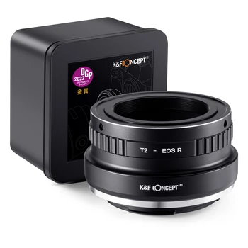 Адаптер для объектива K & F Concept для объектива с креплением T2 к камере Canon EOS R RF RP R3 R5 R50 R6 R6II R7 R8 R10 R100