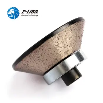 Алмазный фрезер Z-LION E20, Профилирующие круги для кромки камня, Мрамор, Гранит, Бетон, Шлифовальный Режущий инструмент для влажного использования С резьбой M10