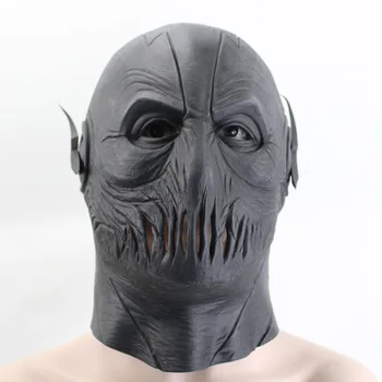 Аниме Черная вспышка Zoom Mas Tv, дышащая маска на всю голову, Латексная маска для Косплея, реквизит для вечеринки для взрослых