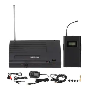 Беспроводная Ушная Мониторная Система 6 Каналов 780-789 МГц UHF Система мониторинга для Студийной сцены Записи US Plug 100-240 В