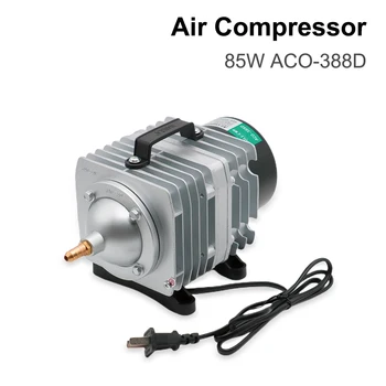Воздушный компрессор мощностью 80 Вт, Электрический магнитный насос для лазерной гравировки CO2, станок для резки ACO-388D