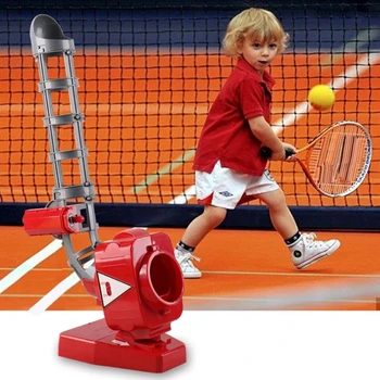 Детская Автоматическая машина для подачи теннисных мячей, интерактивный бейсбольный мяч для мальчиков 2 в 1, развлечения на открытом воздухе, взаимодействие с отцом
