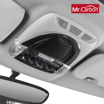 Дизайн интерьера автомобиля, лампа для чтения, украшение консоли, защитные аксессуары из углеродного волокна для BMW MINI Cooper F54 F55 F56 F57 F60