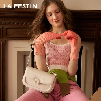 Дизайнерская женская сумка LA FESTIN 2023, новый дизайн, сумка-мессенджер на одно плечо, женская высококачественная сумка для пригородных поездок подмышками