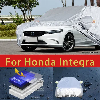Для Honda Integra Наружная защита, полные автомобильные чехлы, Снежный покров, солнцезащитный козырек, Водонепроницаемые пылезащитные внешние автомобильные аксессуары