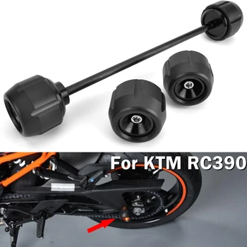 Для KTM RC 390 2022-2023 Мотоцикл Передняя Задняя Ось Вилка Колеса Протектор Крушение Слайдер RC390 2022 2023 RC 390