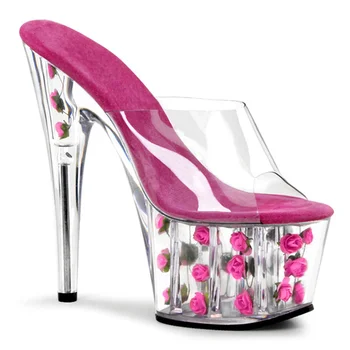 Женские тапочки на платформе с цветочным рисунком, Летние Сандалии с открытым носком, женская обувь на толстом тонком каблуке на кожаной подошве Zapatos Mujer
