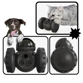 Интерактивные игрушки PawPartner Dog Tumbler Повышают IQ питомца, Медленно Питающийся Лабрадор, французский Бульдог, Дозатор корма для тренировок на качелях