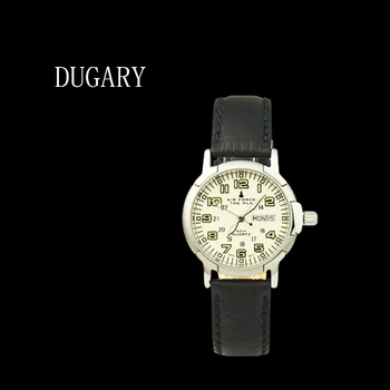 Кварцевые часы DUGARY Aviation Pilot, светящиеся водонепроницаемые армейские наручные часы для выживания в дикой природе, высококачественный швейцарский брендовый механизм
