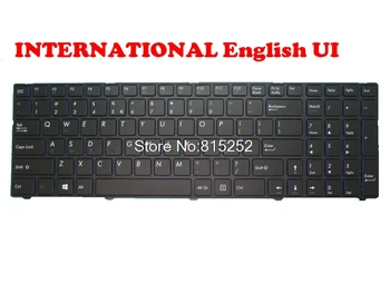 Клавиатура для ноутбука Pegatron E15K E15S V150062QS1 UI 0KN0-CNFUI11 черного Цвета с международной рамкой английского интерфейса