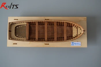 Классическая деревянная лодка RealTS 1/48 спасательная шлюпка деревянная лодка комплект для сборки деревянная головоломка