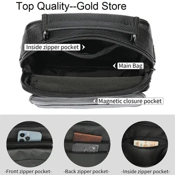 Коричнево-черные мужские сумки через плечо из натуральной кожи, сумка-мессенджер, мужская сумка с клапаном, 7,9-дюймовый iPad, карман для телефона, вечерние