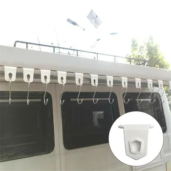  Крючки для тента для кемпинга Зажимы Стойки Инструментальный Тент Крючки для одежды для RV Camper Caravan Аксессуары для экстерьера автомобиля