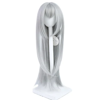 Кукольный парик BJD Длиной 1/3 8-9 дюймов, Плетеный Серебристый Высокотемпературный Шелк