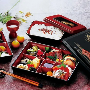 Ланч-боксы В Японском Стиле Контейнеры Для приготовления еды Рис Суши Кейтеринг Контейнер Для хранения продуктов Кухня Декор Ресторана Bento Box