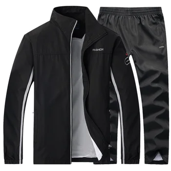 Легкая атлетика, Мужская Куртка для легкой атлетики из двух частей + брюки, Комплект, Повседневная Мужская Спортивная одежда Для бега Трусцой, Спортивная одежда для Спортзала, Мужская одежда для тренировок