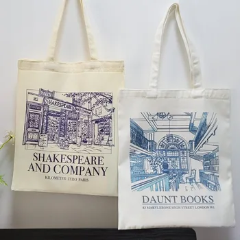 Лондонская Изящная женская сумка на одно плечо, Художественная сумка-тоут, Большая Вместительная сумка для ежедневных покупок, Студенческая сумка для книг, Женские дорожные сумки