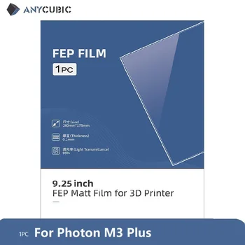 матовая пленка 9,25 дюйма FEP для Anycubic Photon M3 Plus ММ T = 0,1 мм 1ШТ 2ШТ 5ШТ