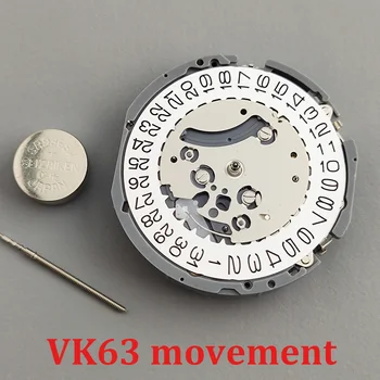 Механизм VK63 Высокоточный Кварцевый Хронограф, Замена Наручного механизма Для часов СЕРИИ VK63 VK63-положение 