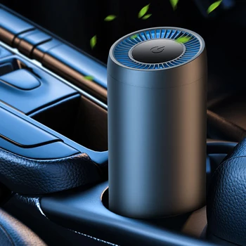 Мини-USB Очиститель воздуха Для автомобиля, спальни, дома, Портативный Очиститель воздуха, Ионизатор отрицательных ионов, Дымоудаляющая стиральная машина, фильтр HEPA