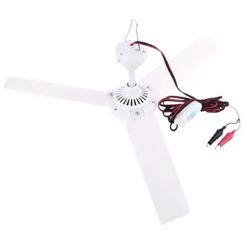 Мини Потолочный вентилятор, энергосберегающие бесшумные летние охлаждающие вентиляторы, кулер на 12 В постоянного тока для