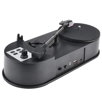 Мини-проигрыватель виниловых пластинок Граммофон с прямым вращением U-диска MP3 Двухскоростной 33