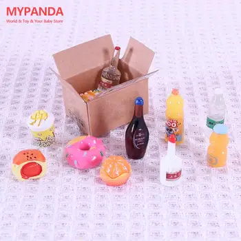 Миниатюрная Имитация Экспресс-Небольшой Посылки Lucky Surprise Prize Bag Комиссионные Игрушки Маленькие Подарки 2 Бутылки + 2 продукта