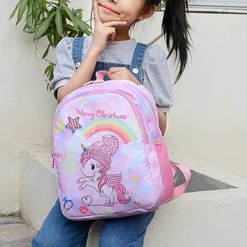 Модный Детский рюкзак для девочек 2022, Милый мультяшный животный принт, школьная сумка для детского сада для малышей