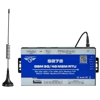 Мониторинг сотовой сети GSM IoT Modbus RTU Управляет портами ввода-вывода SMS, приложением, удаленным переключением веб-сервера