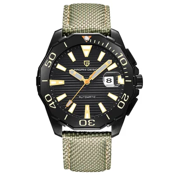 Мужские бархатные часы 2022 Новые Автоматические механические часы Borgani, мужской стальной ремешок, Многофункциональный модный водонепроницаемый Tide