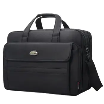 Мужской портфель, Мужская Большая сумка через плечо, 17-дюймовые сумки для ноутбуков, сумки для деловых поездок, многослойные портфели с несколькими карманами XA919ZC