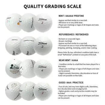 мячи для гольфа отличного качества Golfscore 30 шт. -высококачественные, прочные и мягкие шары для гольфа для максимальной точности и дальних бросков.