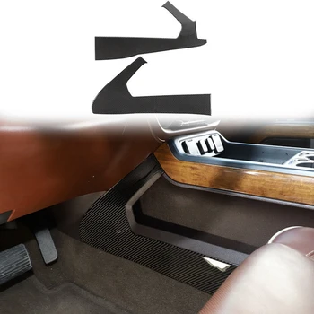 Накладка боковой панели переключения передач для Chevrolet Silverado GMC Sierra 2014-2018 Аксессуары Из мягкого углеродного волокна