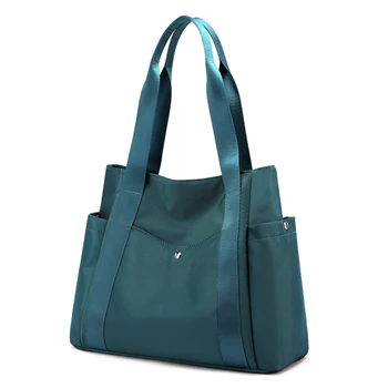 Нейлоновая сумка Большой емкости, Модные женские сумки-мессенджеры, Женская Повседневная сумка, которую можно стирать в машине, сумка-тоут в Корейском стиле 2023