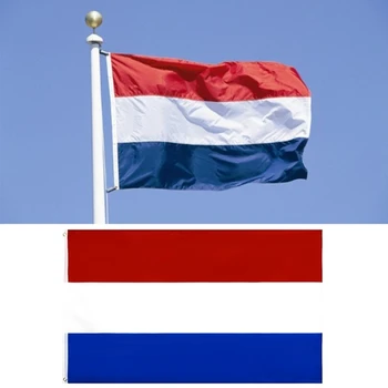 Нидерланды Голландский 3x5Ft 150D Полиэстер Кантри для помещений/улицы Яркие цвета, утолщенные и более прочные 69HD