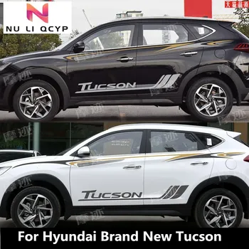 Новые автомобильные наклейки для Hyundai Brand New Tucson Оформление внешнего вида кузова Персонализированные модные спортивные наклейки на заказ Аксессуары