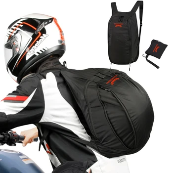 Новые мотоциклетные дорожные сумки для багажа 20-28 л, Расширяемый Рюкзак, шлем, Большая емкость, Водонепроницаемая Мотоциклетная сумка для ноутбука для верховой езды