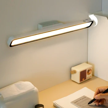 Ночник СВЕТОДИОДНЫЙ USB-Аккумуляторная лампа, Подвесная магнитная настольная лампа с плавным затемнением, Шкаф для одежды, настольная лампа
