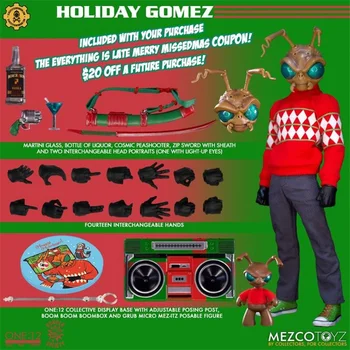 Оригинальный Mezco Toyz THE ONE: 12 COLLECTIVE HOLIDAY ГОМЕС, фигурка, модель, Коллекционная игрушка, подарок на день рождения