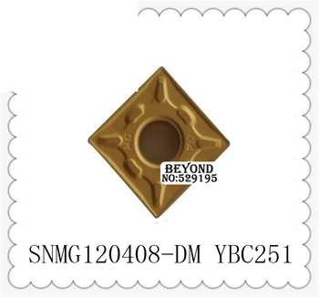 Оригинальный SNMG120408-DM YBC251 SNMG 120408 DM для MSSNR MSKNR MSBNR MSDNN Токарные Инструменты Токарный инструмент Твердосплавные пластины Фреза с ЧПУ