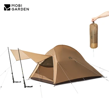 Палатка для альпинизма MOBI GARDEN, сверхлегкая, на 1-2 человека, водонепроницаемая, для кемпинга на открытом воздухе