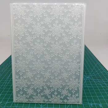 Папка с тиснением в виде 3D Снежинки, Пластиковая папка для Скрапбукинга, Папки для тиснения, Принадлежности для изготовления карточек, штампы, Шаблон Новый