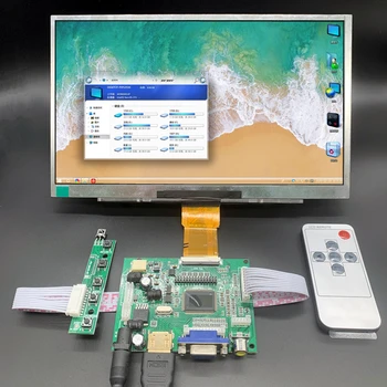 Плата Управления Драйвером монитора с 10,1-дюймовым ЖК-экраном 2AV VGA HDMI-Совместима С Мини-компьютером Raspberry Pi Banana/Orange Pi Mini