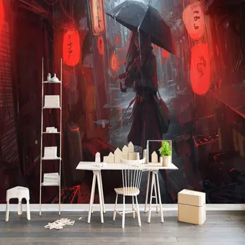 Пользовательские 3D фотообои Современная европейская ручная роспись Ретро Абстрактный эстетический фон Обои Для стен спальни Домашний декор