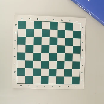 Портативная Шахматная Доска 1ШТ 34,5 см Из ПВХ Кожаной Шахматной Доски Прочная Шахматная Доска Из Мягкой Прокатываемой Кожи Для Развивающих Игр