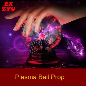 Последовательность использования волшебного плазменного шара EXZYU или одновременная версия, настоящая игра в комнату побега, прикоснитесь к плазменному шару в течение определенного времени